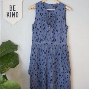 Banana Republic polka dot blue dress